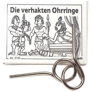 Die verhakten Ohrringe - Geduldsspiel