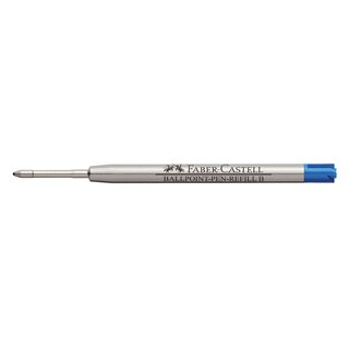 Faber-Castell Kugelschreibermine - B, blau, dokumentenecht, Großraummine
