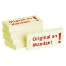 Haftnotizen "Original an Mandant" - 75 x 35 mm,...