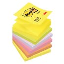 Post-it® Haftnotiz Z-Notes Neon, 76 x 76 mm, 70 g/qm,...