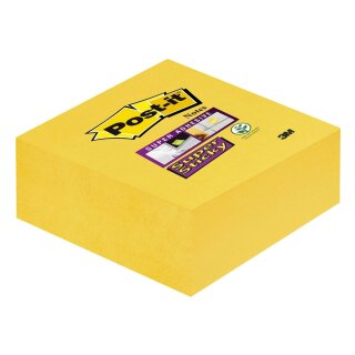 Post-it® SuperSticky Haftnotiz  Würfel, 70 g, 76 x 76 mm, narzissengelb, 270 Blatt
