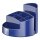 HAN Schreibtischköcher RONDO - 9 Fächer, Gummifüße, Briefschlitz, hochglänzend, blau