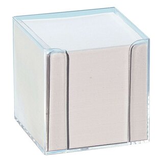 Folia Notizboxen - glasklar, ca. 700 Blatt - weiß, lose
