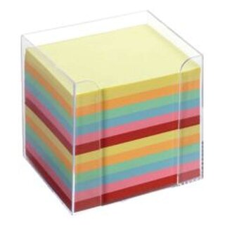 Folia Notizboxen - glasklar, ca. 700 Blatt - bunt (sortiert), lose