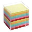 Folia Notizboxen - glasklar, ca. 700 Blatt - bunt...
