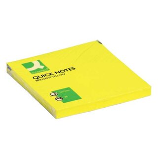 Q-Connect Haftnotizen Brilliant - brillantgelb
