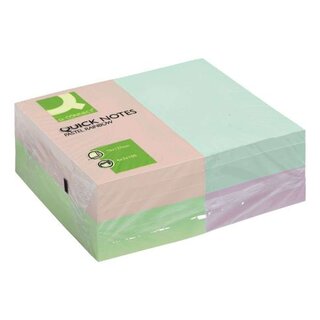 Q-Connect Haftnotizen Quick Notes - Pastellfarben, 125 x 75 mm