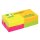Q-Connect Haftnotizen Quick Notes - Brilliantfarben, 75 x 75 mm