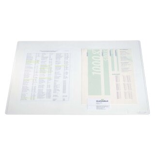 Durable Schreibunterlage DURAGLAS®, 530 x 400 mm, transparent