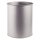 Durable Papierkorb Metall rund 15 Liter, metallic silber
