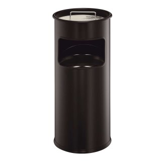 Durable Standascher mit Sandschale METALL rund, 260x620mm (ØxH), 17 l, schwarz