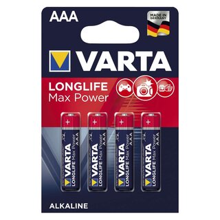 Varta Batterien MAX TECH Alkaline - Micro/LR03/AAA, 1,5 V