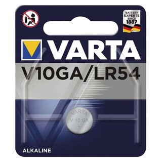 Varta Knopfzelle Alkali-Mangan - V 10 GA, 1,5 V