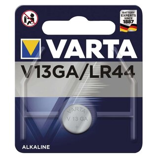 Varta Knopfzelle Alkali-Mangan - V 13 GA, 1,5 V