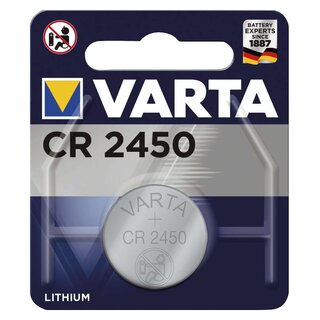 Varta Knopfzelle Lithium - CR 2450, 3 V