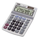 LEO® Tischrechner LEO DK-238T, weiß, 12-stellig