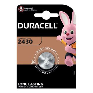 Duracell Knopfzelle Lithium - CR 2430, 3 V