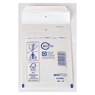 Arofol ® Luftpolstertaschen Nr. 1, 100x165 mm, weiß, 10 Stück