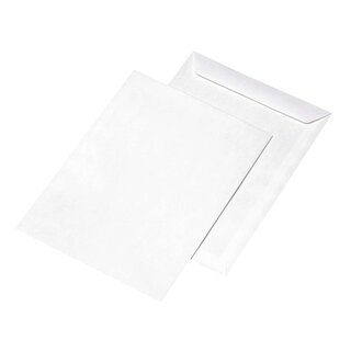 MAILmedia® Versandtaschen C4 , ohne Fenster, gummiert, 90 g/qm, weiß, 250 Stück