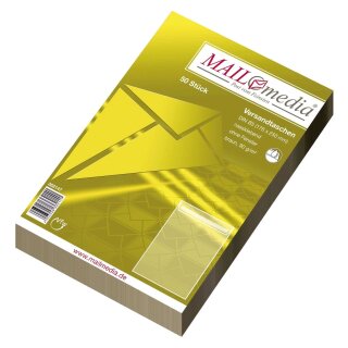 MAILmedia® Versandtaschen Recycling - B5 , ohne Fenster, gummiert, 90 g/qm, braun, 50 Stück