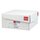 Elco Briefumschlag Office Box mit Deckel - C5/6 DL, weiß, nassklebend, ohne Fenster, 80 g/qm, 500 Stück