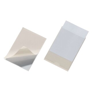 Durable Selbstklebetasche POCKETFIX® - 105x74 mm, seitlich offen, transparent, 10 Stück