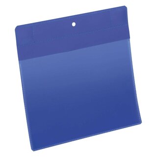 Durable Kennzeichnungstasche - magnetisch, A5 quer, PP, dokumentenecht, dunkelblau, 10 Stück