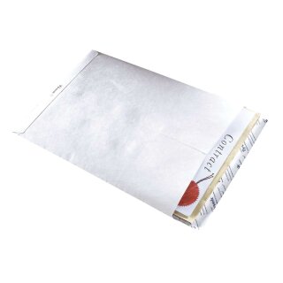 Versandtaschen aus Tyvek® C4, ohne Fenster, 54 g/qm, weiß, 20 Stück