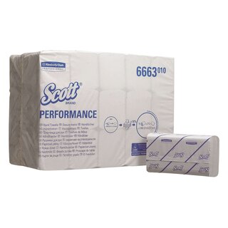 KLEENEX PERFORMANCE Handtücher - 1-lagig, weiß, 15 x 212 Tücher