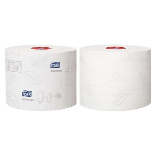 Tork® Toilettenpapier Midi für T6 System - weich, 2-lagig, 27 Rollen á 100 m