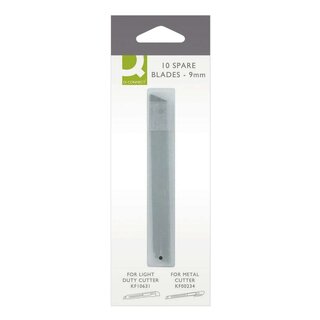 Q-Connect Cutter 9 mm - Ersatzklingen, 10 Stück