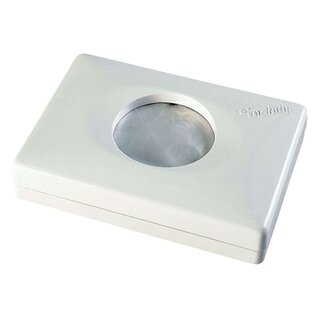 Hygienebeutelspender - selbstklebend o. per Schrauben zur Wandmontage, weiß, Modell 1386761
