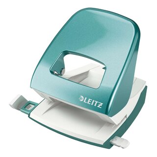 Leitz 5008 Bürolocher NeXXt, Metall, 30 Blatt, eisblau
