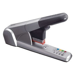 Leitz 5551 Block-Heftgerät, Heftleistung 80 Blatt, silber