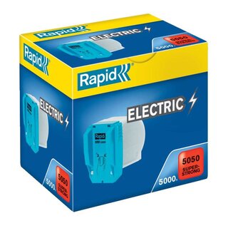 Rapid Heftklammern 5050 - Kassette für elektrisches Heftgerät 5050e, 5000 Stück