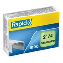 Rapid Heftklammern 21/4mm Standard, verzinkt, 1000...