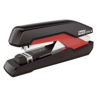 Rapid Heftgerät Supreme SO60 - Metall, 60 Blatt, schwarz/rot