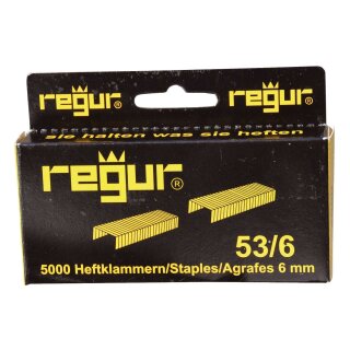 Regur® Heftklammern 53/6, 5000 Stück