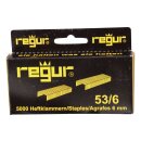 Regur® Heftklammern 53/6, 5000 Stück