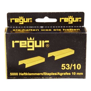 Regur® Heftklammern 53/10, 5000 Stück