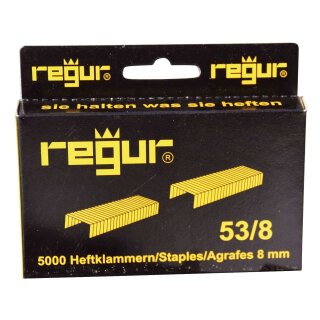 Regur® Heftklammern 53/8, 5000 Stück