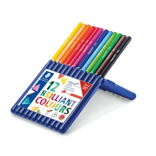 Staedtler® ergo soft® 157 Farbstift - 3 mm, Box mit 12 Farben