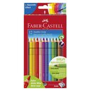 Faber-Castell Buntstift Jumbo GRIP - 12 Farben sortiert...