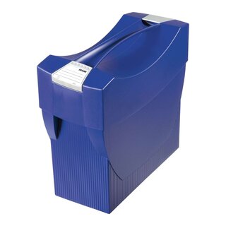 HAN Hängemappenbox SWING-PLUS mit Deckel, für 20 Hängemappen, blau