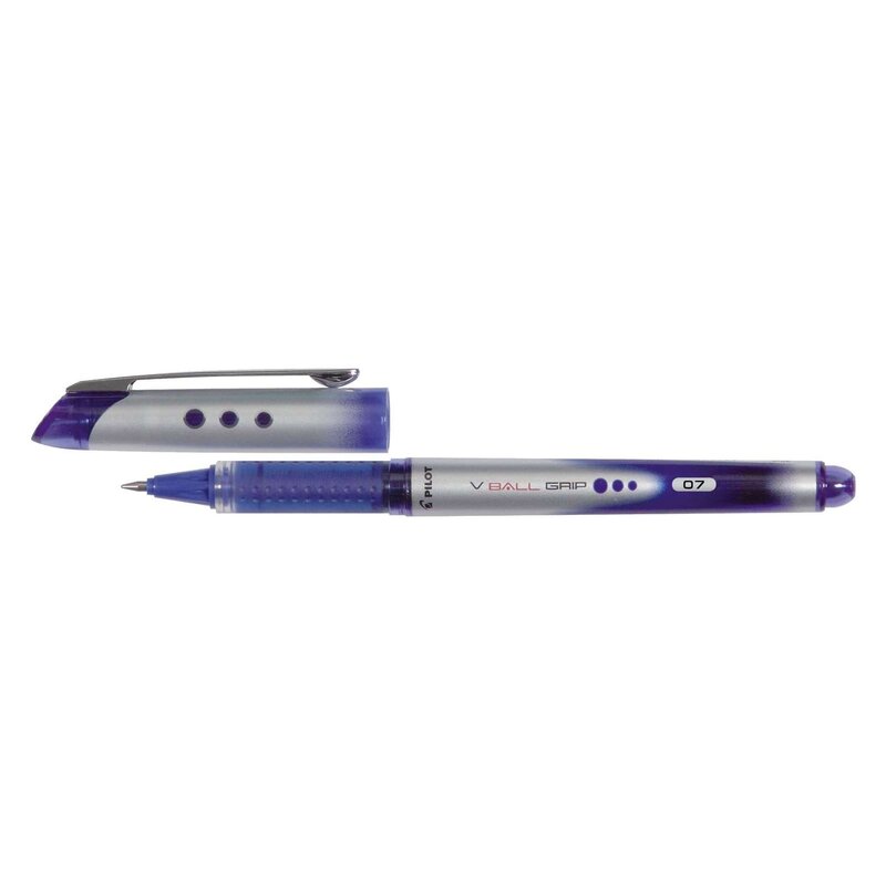 Pilot V-Pen Tintenschreiber Blau - Strichstärke 0,4 Mm, Löschbare Tinte, Mit Sichtfenster