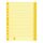 Trennblätter, farbiger Rahmendruck - A4 Überbreite, gelb, 100 Stück