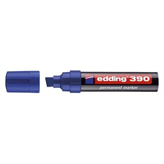 Edding 390 Permanentmarker - nachfüllbar, ca. 4 - 12 mm, blau