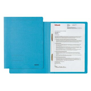 Leitz 3003 Schnellhefter Fresh - A4,  Pendarec-Karton (RC), blau