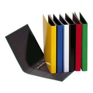 Pagna® Ringbuch Basic Colours - A4, 2-Ring, Ring-Ø 20mm, schwarz
