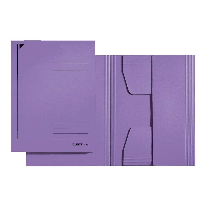 Leitz 3924 Flügelmappe A4, Grau – Jurismappe Für Dokumente, Bis 250 Blatt, Mit 3 Klappen